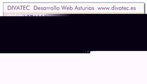 Calendario para el 2012 desarrollo web